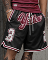 Man Wearing Mesh Shorts Mockup