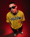 Man Wearing a Baseball Jersey Mockup