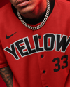 Man Wearing a Baseball Jersey Mockup