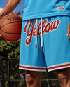Man Wearing Basketball Shorts Mockup