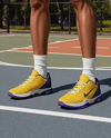 Man Wearing Basketball Shorts Mockup
