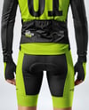 Man Wearing Cycling Jersey and Bib Shorts Mockup