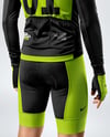 Man Wearing Cycling Jersey and Bib Shorts Mockup