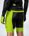 Man Wearing Cycling Jersey and Bib Shorts Mockup
