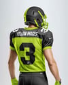 Man Wearing Full American Football Kit Mockup