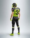 Man Wearing Full American Football Kit Mockup