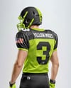 Man Wearing Full American Football Kit Mockup