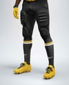 Man Wearing Full American Football Kit Mockup