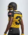 Man Wearing Full American Football Kit Mockup