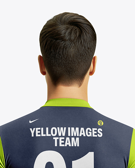 Man Wearing Full Cycling Kit Mockup