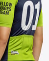 Man Wearing Full Cycling Kit Mockup
