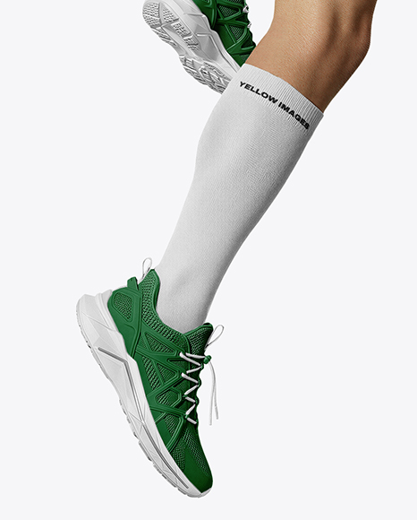 Man Wearing Full Handball Kit with Ball Mockup