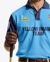 Man Wearing Full Polo Kit Mockup