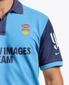 Man Wearing Full Polo Kit Mockup