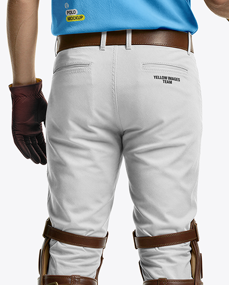 Man Wearing Full Polo Kit Mockup