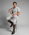 Man Wearing Full Polo Kit Mockup