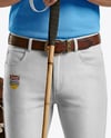 Man Wearing Full Polo Kit Mockup