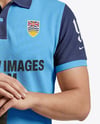 Man Wearing Full Polo Kit Mockup