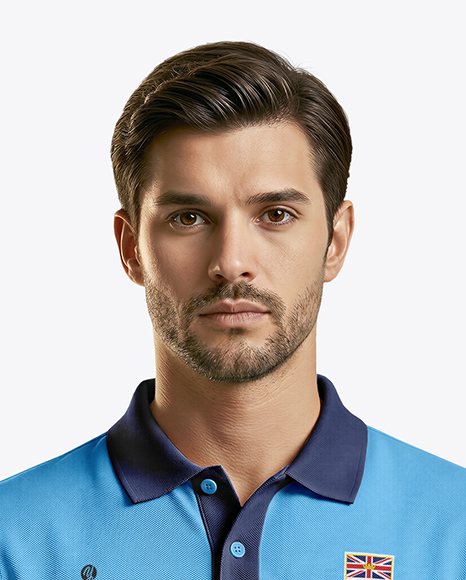 Man Wearing Full Polo Kit Mockup