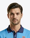 Man Wearing Full Polo Kit Mockup