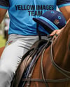 Man Wearing Full Polo Kit on Horse Mockup