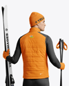Man Wearing Full Ski Kit Mockup