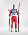 Man Wearing Full Ski Kit Mockup