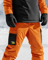 Man Wearing Full Snowboard Kit Mockup