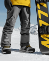 Man Wearing Full Snowboard Kit Mockup