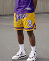 Man Wearing Mesh Shorts Mockup