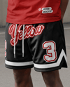 Man Wearing Mesh Shorts Mockup