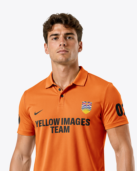Man Wearing Padel Tennis Uniform Mockup
