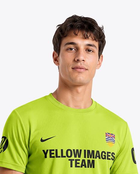 Man Wearing Padel Tennis Uniform Mockup