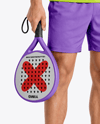 Man Wearing Padel Tennis Uniform Mockup