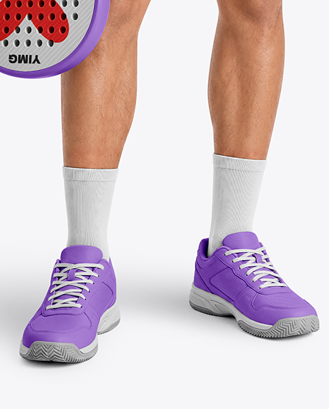 Man Wearing Padel Tennis Uniform Mockup