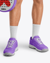 Man Wearing Padel Tennis Uniform Mockup