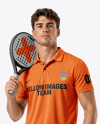 Man Wearing Padel Tennis Uniform Mockup