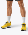 Man Wearing Padel Tennis Uniform Mockup