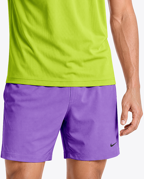 Man Wearing Padel Tennis Uniform Mockup