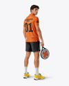 Man Wearing Padel Tennis Uniform Mockup