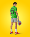 Man Wearing Padel Tennis Uniform Mockup