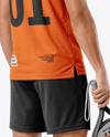 Man Wearing Padel Tennis Uniform Mockup