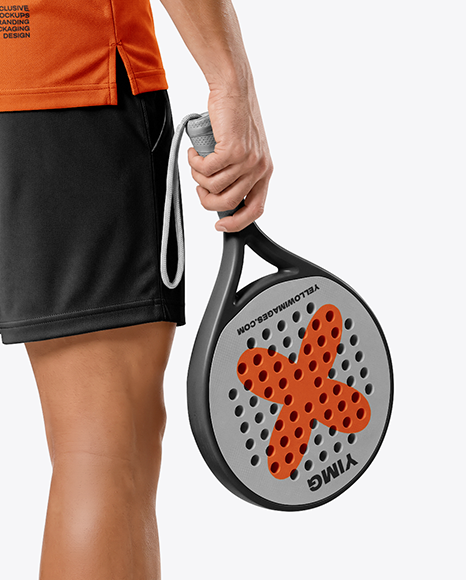 Man Wearing Padel Tennis Uniform Mockup