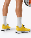 Man Wearing Padel Tennis Uniform Mockup