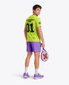 Man Wearing Padel Tennis Uniform Mockup