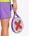 Man Wearing Padel Tennis Uniform Mockup