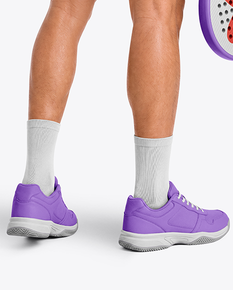 Man Wearing Padel Tennis Uniform Mockup