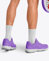 Man Wearing Padel Tennis Uniform Mockup