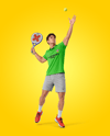 Man Wearing Padel Tennis Uniform Mockup