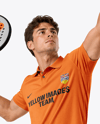 Man Wearing Padel Tennis Uniform Mockup